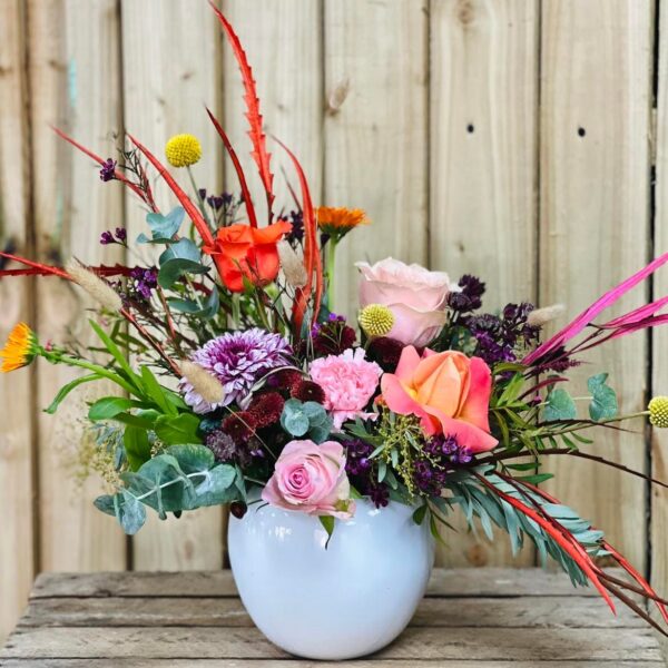 Colourful Front Facing Arrangement