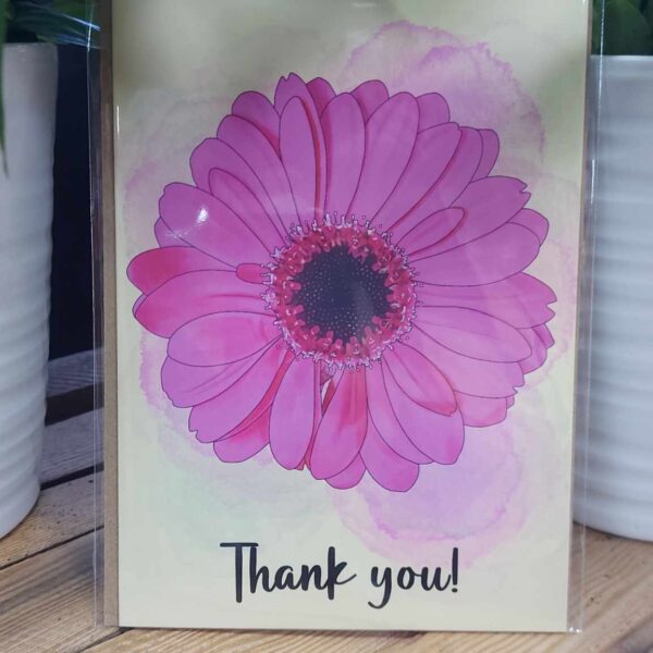 Pink Gerbera - Thank You