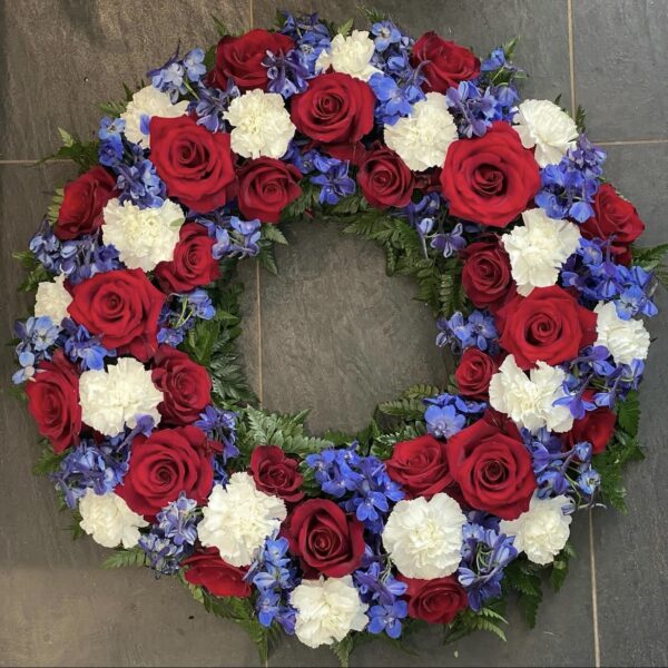 Beloved Blues Wreath