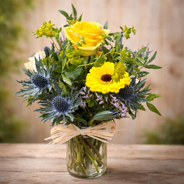 Florist Choice - Sunshine Jam Jar